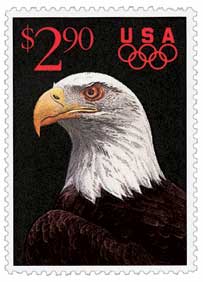 1991 $2.90 Eagle, Priority Mail
