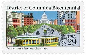 1991 District of Columbia stamp