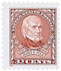 1995 32¢ James Polk stamp