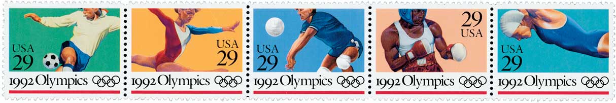  1992 29¢ Summer Olympics