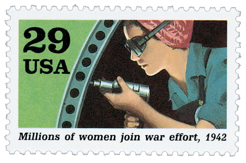 1992 29Â¢ World War II: Millions of Women Join War Effort