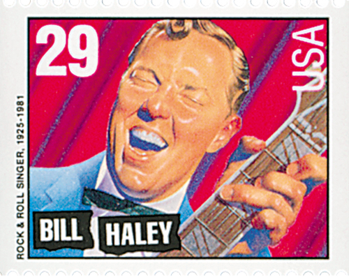 1993 29¢ Legends of American Music: Bill Haley, booklet single