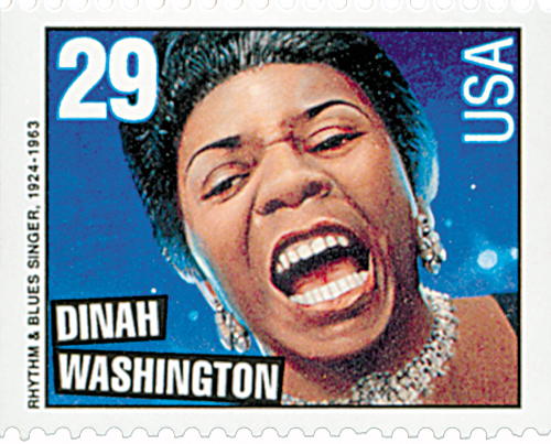 1993 29¢ Legends of American Music: Dinah Washington, booklet single