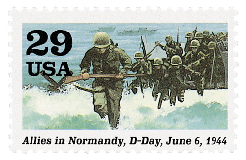 1994 29¢ D-Day stamp