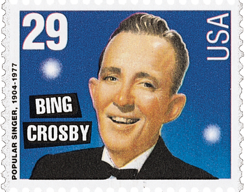 1994 29¢ Popular Singers: Bing Crosby stamp