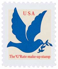 1994 3¢ Dove, ABN Make-up rate