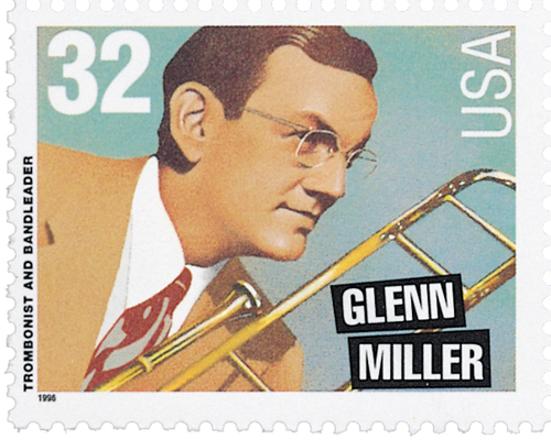 1996 32¢ Big Band Leaders: Glenn Miller stamp