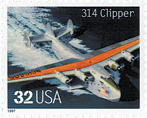 1997 314 Clipper stamp