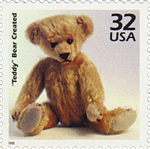 1998 32¢ Celebrate the Century - 1900s: "Teddy" Bear Created