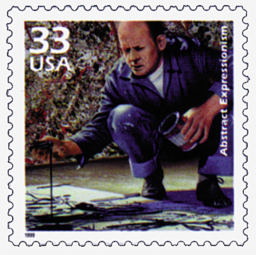 1993 Abstract Expressionism stamp