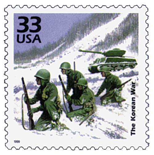 1999 33¢ Celebrate the Century - 1950s: Korean War stamp
