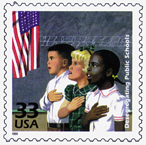 1999 Desegregating Public Schools stamp