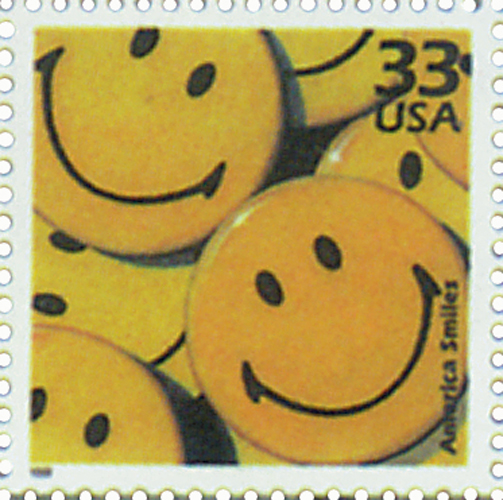1999 33¢ Smiley Face Buttons