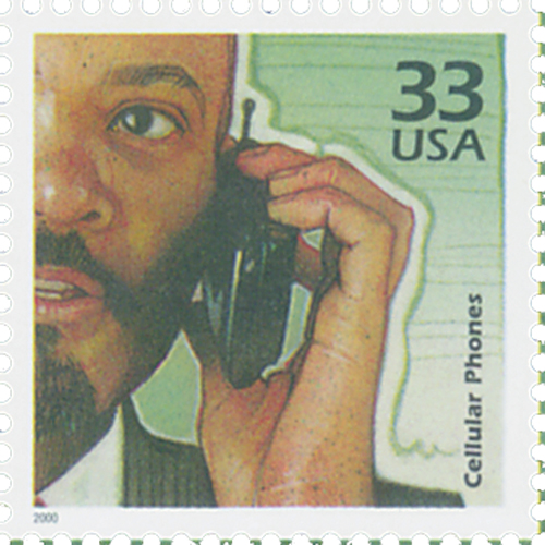 2000 Cellular Phones stamp