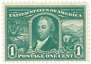 U.S. #323 from the Louisiana Purchase centennial issue.