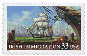 1999 33Â¢ Irish Immigration