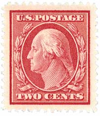 1908 Washington stamp