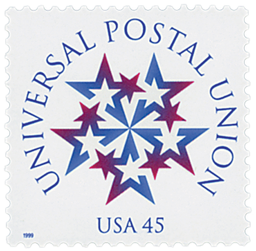 U.S. #3332 was issued for the 125th anniversary of the U.P.U.