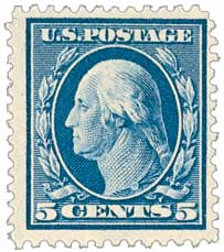 1908 Washington stamp
