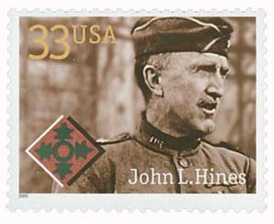 2000 John L. Hines stamp