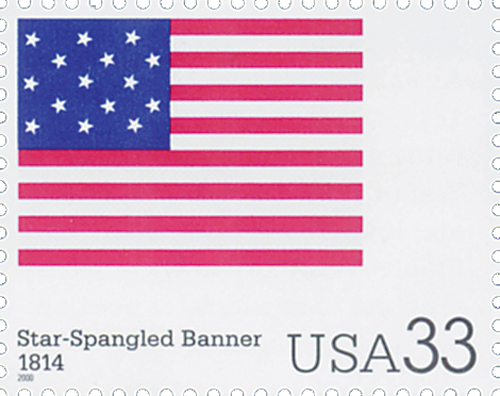 U.S. Postal Service Celebrates Star-Spangled Banner on Stamps