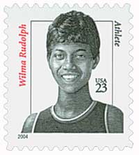 2004 23¢ Distinguished Americans: Wilma Rudolph
