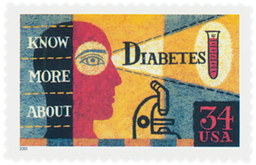 2001 34¢ Diabetes Awareness
