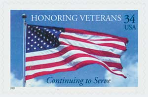 2001 34¢ Honoring Veterans