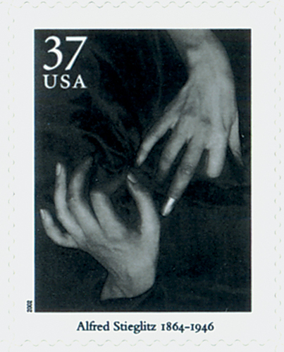 U.S. #3649h Stieglitz stamp from the Masters of American Photography sheet.