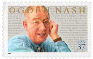 2002 37¢ Literary Arts: Ogden Nash stamp