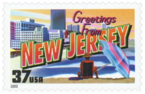 2002 37¢ Greetings from America: New Jersey