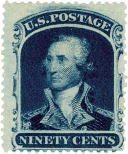 Series of 1857-61 90¢ Washington