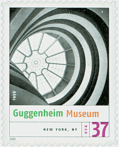 2005 Guggenheim Museum stamp