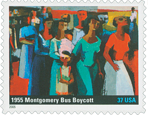 2005 37¢ Montgomery Bus Boycott stamp