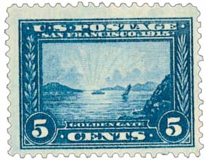 1913 Golden Gate stamp