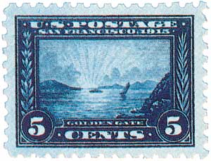 1915 Golden Gate stamp