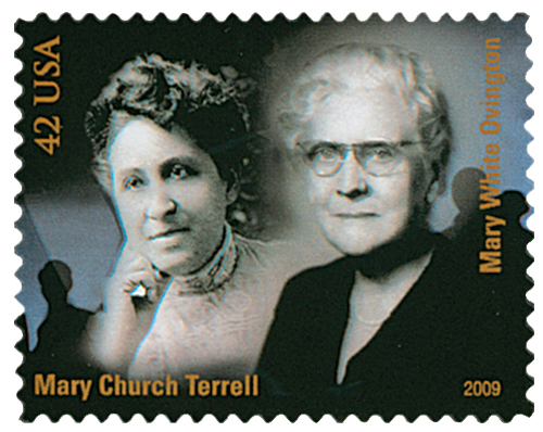 2009 Civil Rights Pioneers: Mary Church Terrell and Mary White Ovington stamp