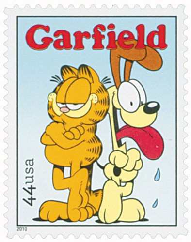 2010 44¢ Sunday Funnies: Garfield stamp