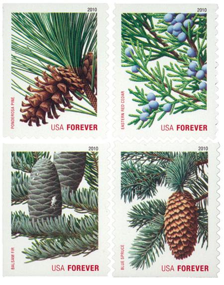 5535 - 2020 First-Class Forever Stamps - Winter Scenes: Red Barn with  Wreath - Mystic Stamp Company