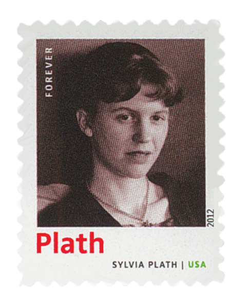 2012 Sylvia Plath stamp
