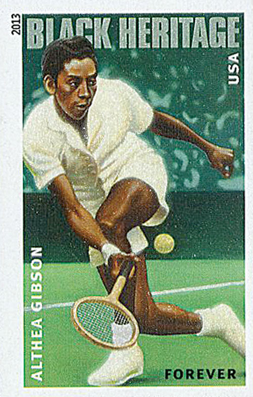 2013 Imperforate Althea Gibson stamp
