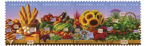 2014 Farmers Market stamps
