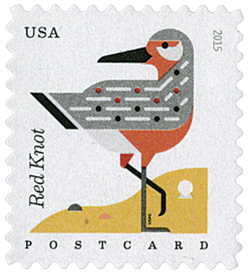 2015 Red Knot stamp