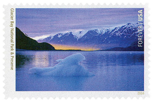 2016 47¢ National Parks Centennial Glacier Bay Stamp