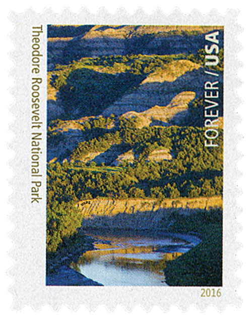 2016 47¢ Theodore Roosevelt National Park stamp