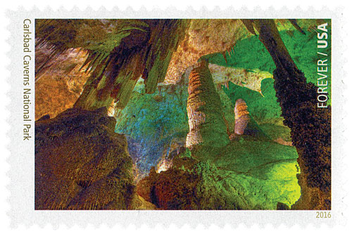 2016 47¢ National Parks Centennial Carlsbad Caverns Stamp