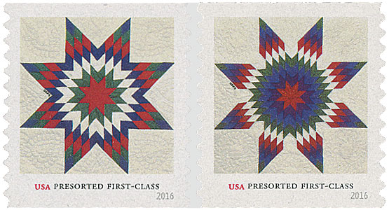 2016 Star Quilts stamps