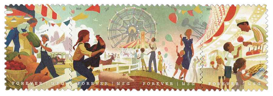 2019 State and County Fairs stamps