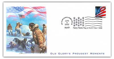2002 Peary commemorative cover