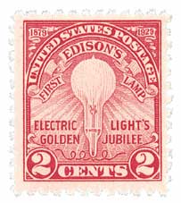 U.S. #654 – Ovington’s first job was with Edison’s company.